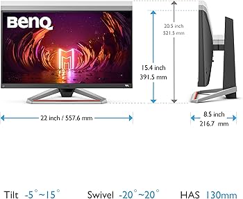 Monitor Gamer BenQ Mobiuz EX2510S, 24.5